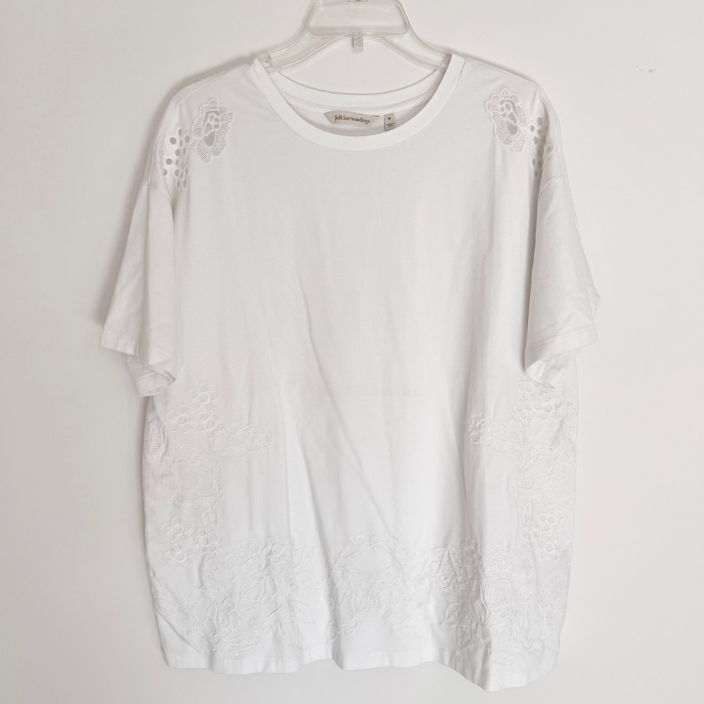 Soft Surroundings Classic White Tee